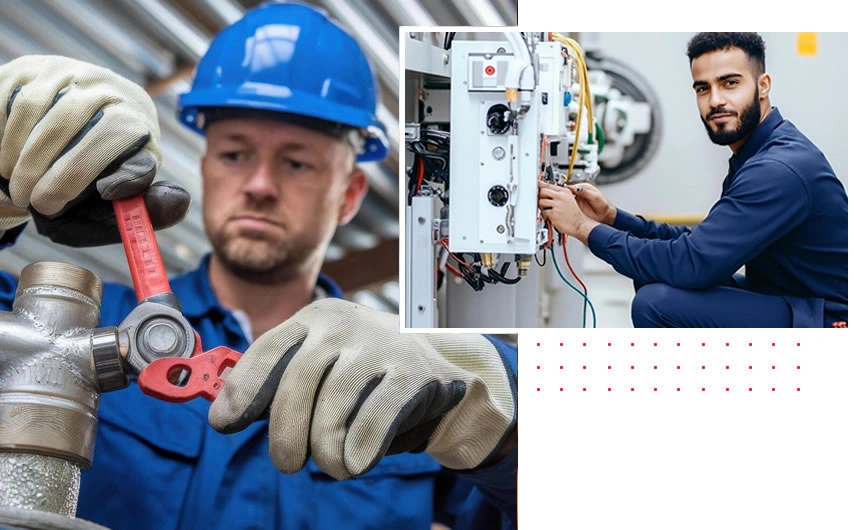 Plumbing and electromechanical maintenance services in Dubai for residential and commercial projects